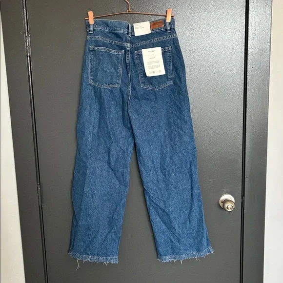 NWT DL1961 Hepburn Wide Leg High-rise Ankle Jeans Sz 26 - Picture 10 of 12